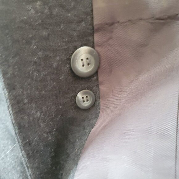 Pendleton Womens Charcoal Gray Wool Blazer Size 16W Single Button Closure Made I - Picture 8 of 8